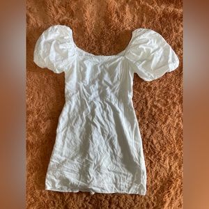 Puff Sleeve Abercrombie Mini Dress
